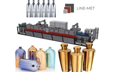 LINE-MET G: glass bottles coating without limit of dimension